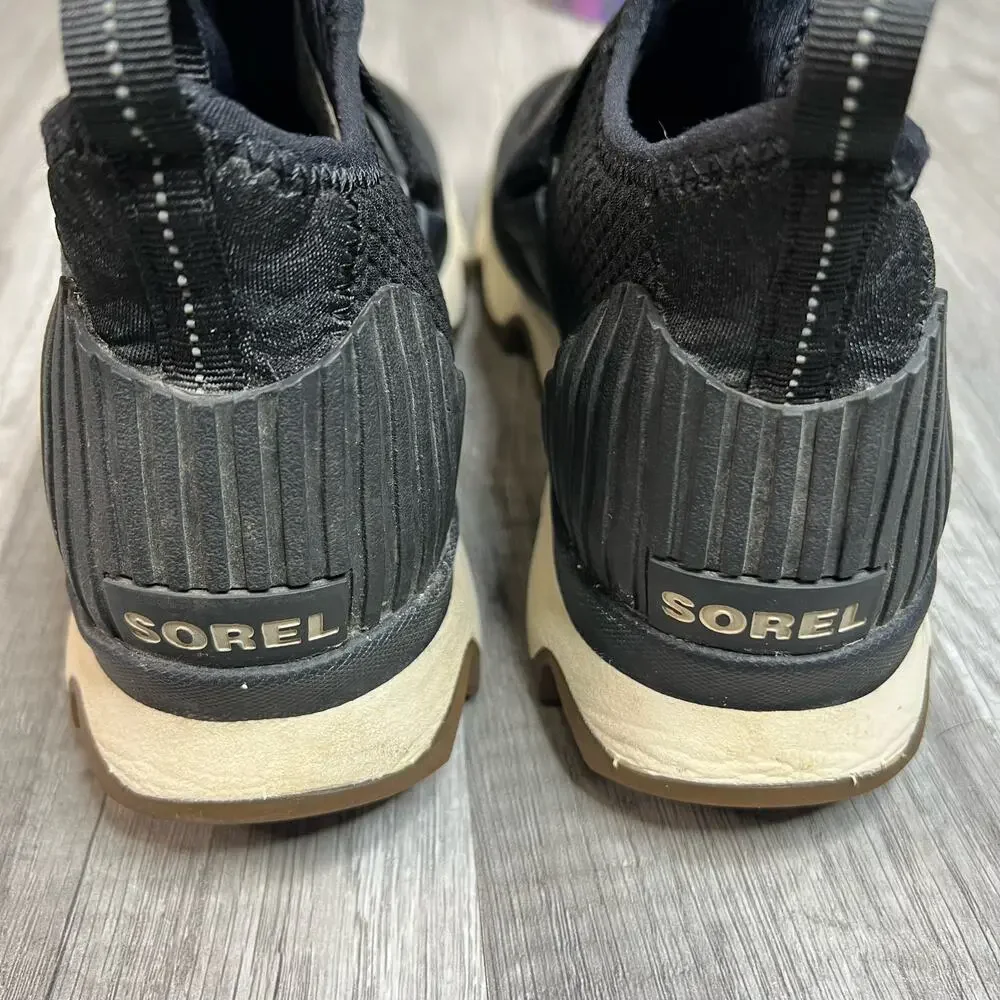 Sorel Women's Kinetic Sneak Sneakers Shoes Black NL3374-010 Size 6 - Picture 5 of 7